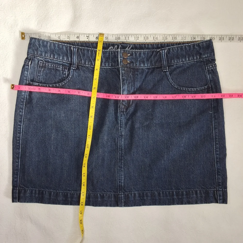 Old Navy Jeans Skirt Blue Color Plus Size 16
